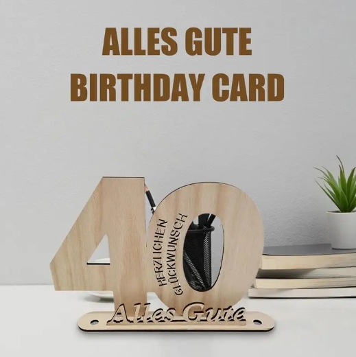 Birthday Wooden Plaque Wooden Anniversary Digital Decoration
