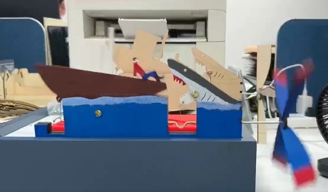 Pinwheel wooden craft for garden out door decorate