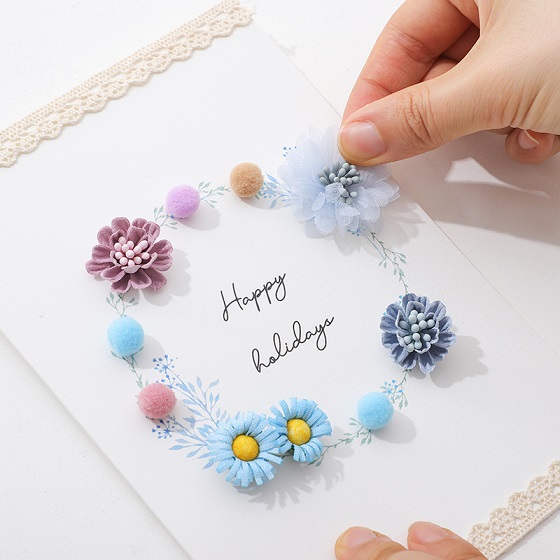3D Pop Up Thanksgiving greeting flower Cards For women