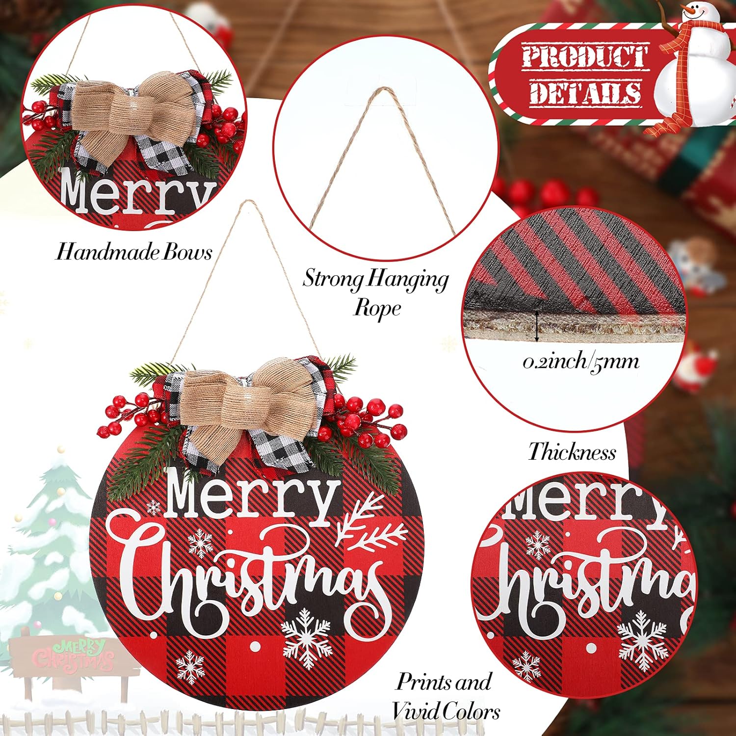 christmas wooden signs