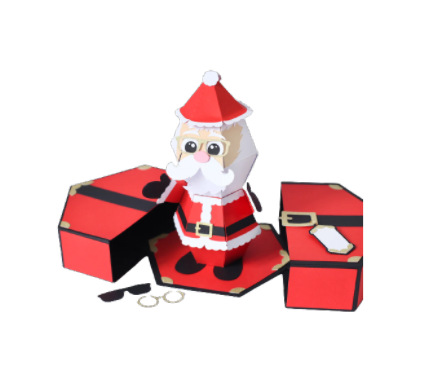 Santa Box Merry Christmas Surprise Box