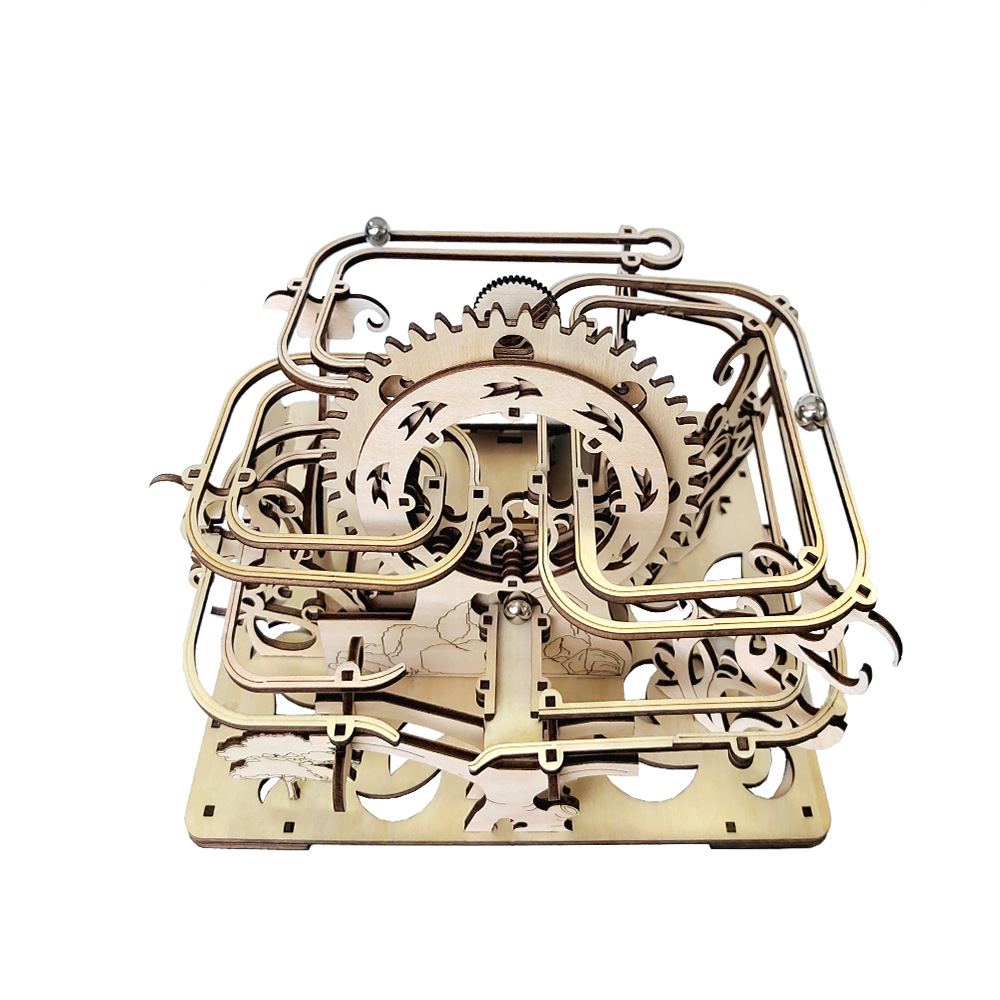 mechanical track ball rolling wooden