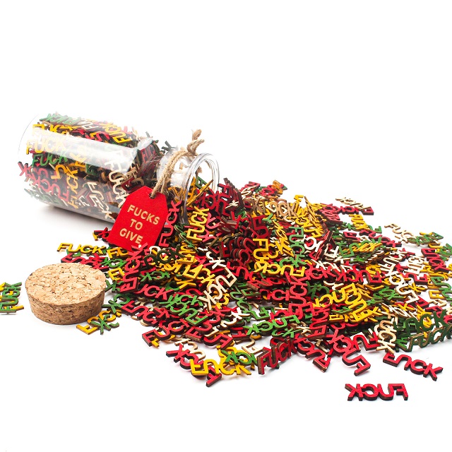 Fucks Gift Jar Wooden Cutout Letter Piece Birthday Gift Christmas Gift Funny Gift for Friend Fucks Gift Jar Wooden Cutout Letter Piece Birthday Gift Christmas Gift Funny Gift for Friend