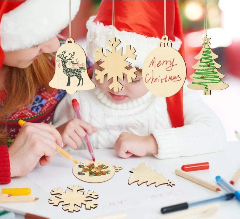 Christmas Tree Wood Craft Decorations
