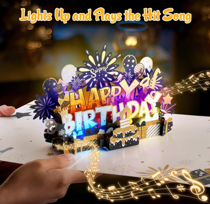 Music Pop Up Card Greeting Cards