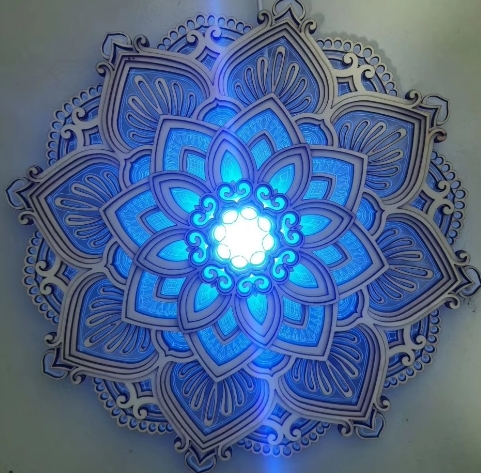 Wooden Yoga Room Atmosphere Light
