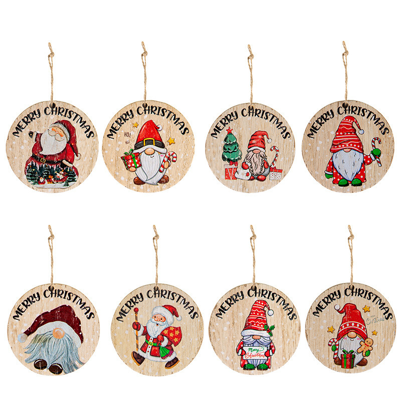 Christmas Gifts DIY Wooden Decoration Unfinished Crafts