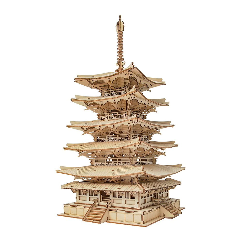 3D Wooden Puzzle Toy Handmade Three-dimensional Assembly Mold