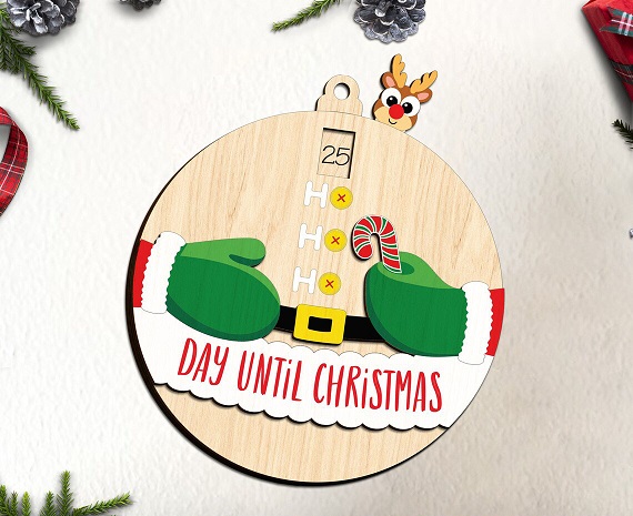 Wooden Christmas Tree Tabletop Decorations Christmas Centerpieces for Table