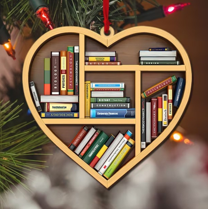New Creative Christmas Book Car Hanging Decoration Christmas Christmas Tree Hanging Decoration Holiday Home Decorations