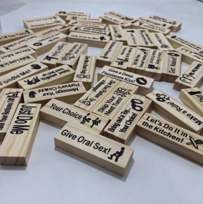 New arrival Block Tower Jenga Game Couples Dating Block Tower Jenga Game Wooden