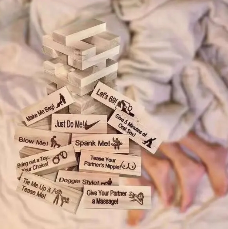 Tower Jenga Game Couples Dating Block