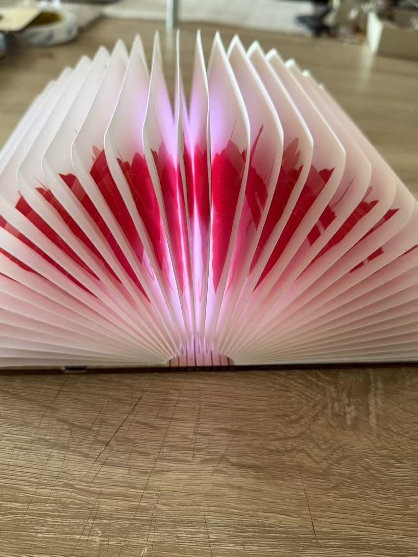 Creative Folding Book Lamps Wooden Night Lights