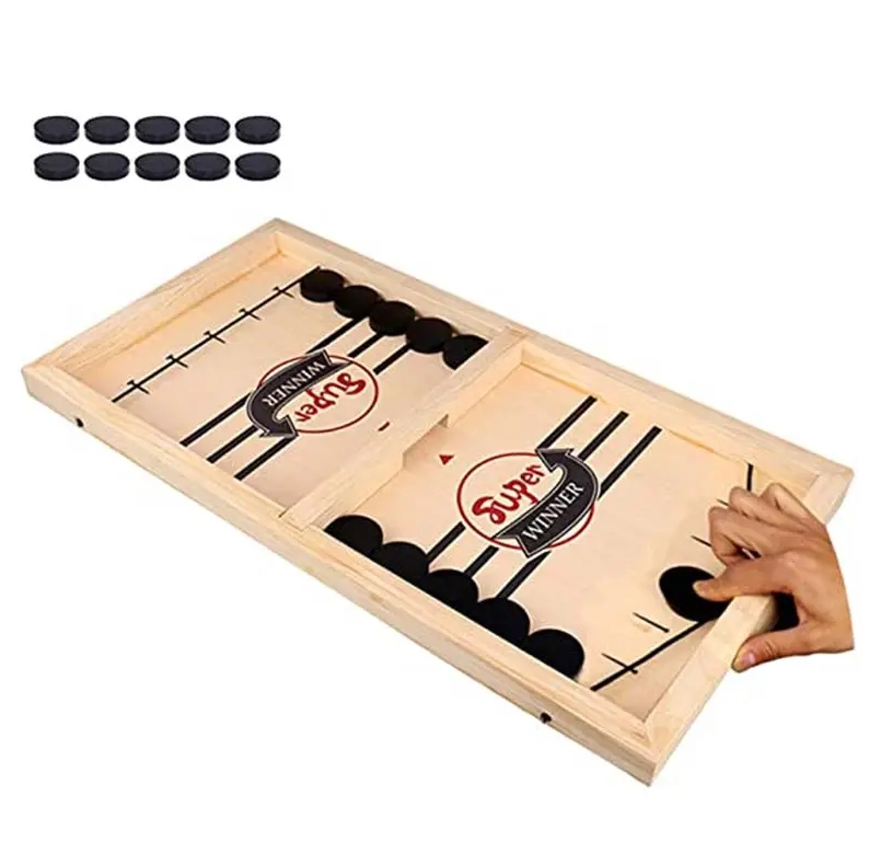 Bouncing chess jittery toys catapult chess bumper chess bomb such as Lianzhu table games against SLINGPUCK field hockey!