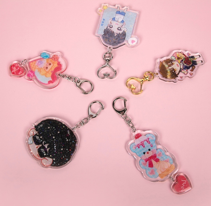 chain Acrylic Key Chain Pendant Keyring Decoration Cosplay