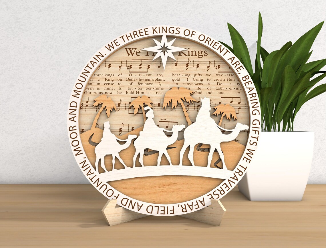 Wood welcome door sign