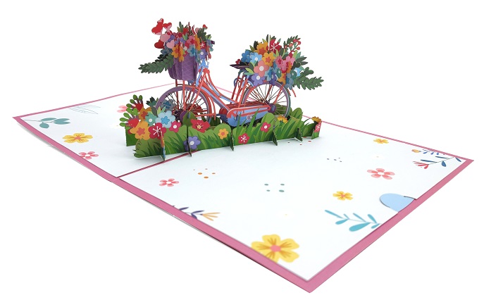 This Bike popup card by Paper Love features a beautiful and unique greeting card