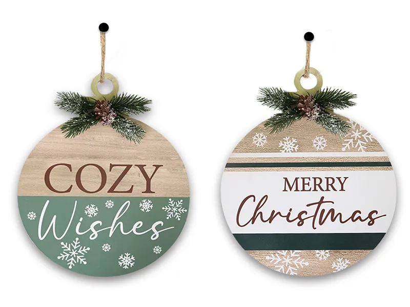 wooden front door signs