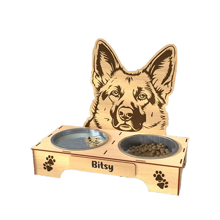 Lyftu máltíðunum: Handgerðir skálarhaldarar fyrir gæludýr frá Gumowood Crafts