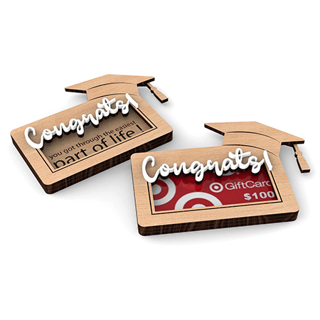 Graduation gift card holder