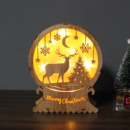 Elvarázsolt vadon: Santa Elk LED fénydekorációk a Gumowood Crafts-tól Elvarázsolt vadon: Santa Elk LED fénydekorációk a Gumowood Crafts-tól