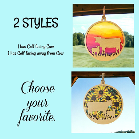 The Art of Wooden Cow Sun Catchers: Handcrafted Elegance for Your Space