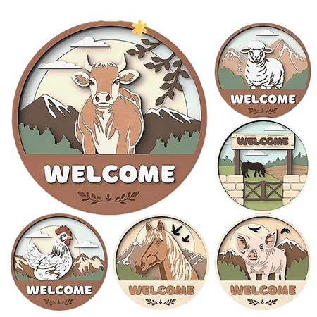 Come realizzare il perfetto cartello di benvenuto in legno a forma di fattoria degli animali Come realizzare il perfetto cartello di benvenuto in legno a forma di fattoria degli animali