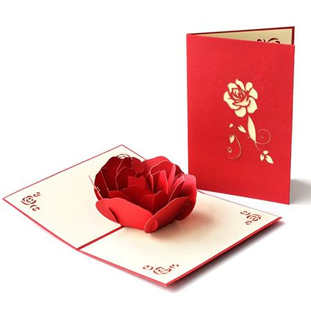 Valentine's Day 3D greeting cards