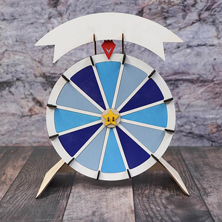 Custom Blank Spinning Prize Wheels - Premium Wooden Decision-Making Game