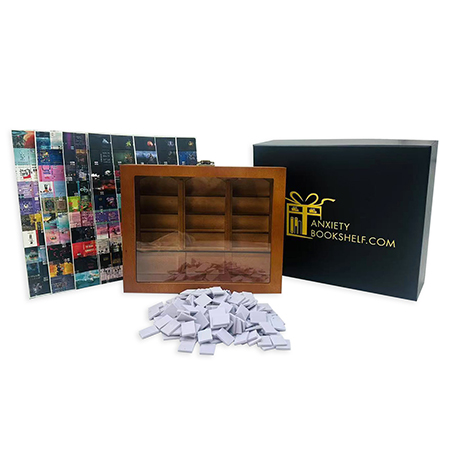 Mini Classic Novel Bookcase DIY Model - Perfect Dollhouse Decor & Wooden Bookshelf Collectible