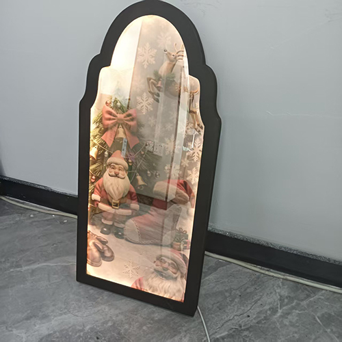 Enchanting Santa Claus Mirrors: Cross-Border Christmas Decor for Festive Elegance