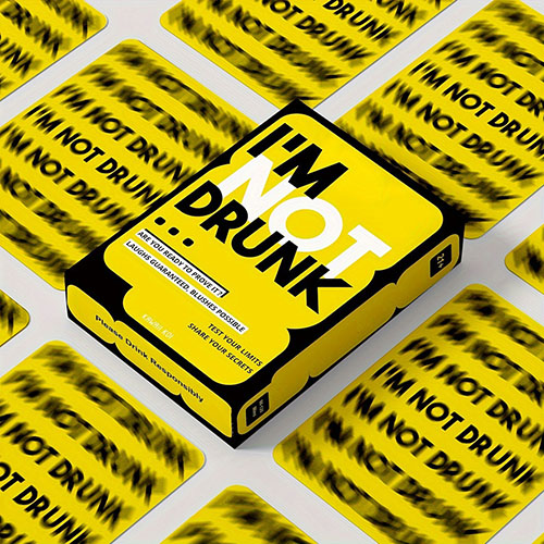I'M NOT DRUNK - The Ultimate Wooden Drinking Game for Unforgettable Parties