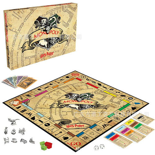 Custom Harry Potter Monopoly Game - Magical Board Game for Wizarding World Fans