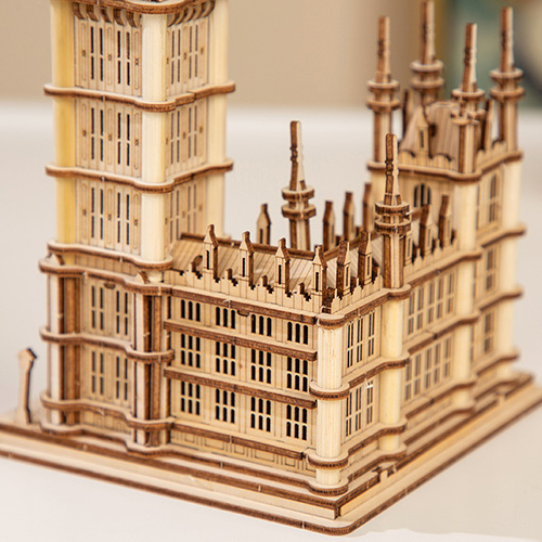 Masterpiece in Motion: Handcrafted 3D Wooden Puzzle of Big Ben, London Tower Bridge, Truck & Tanker