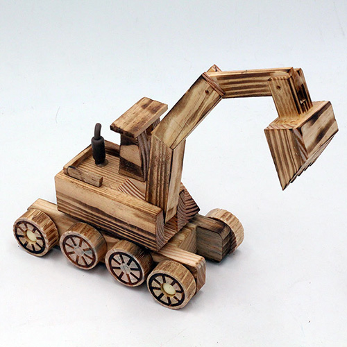 Wooden Construction Vehicle Toys - Educational Play for Kids | Gumowoodcrafts
