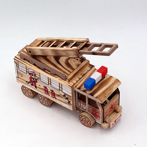 Wooden Construction Vehicle Toys - Educational Play for Kids | Gumowoodcrafts