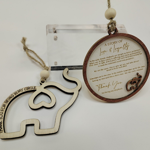 Handcrafted Wooden Animal Pendants: Perfect Friendship Gifts