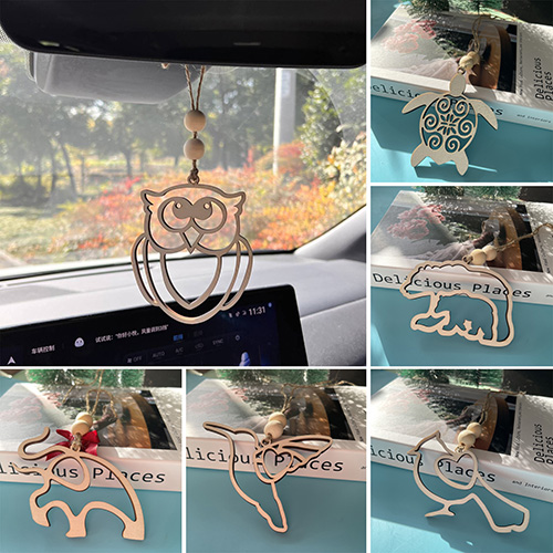 Handcrafted Wooden Animal Pendants: Perfect Friendship Gifts