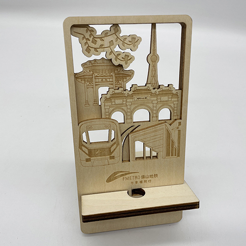 Wholesale Wooden Phone Stand Manufacturer - Custom Engraved Travel Souvenir for B2B Partners