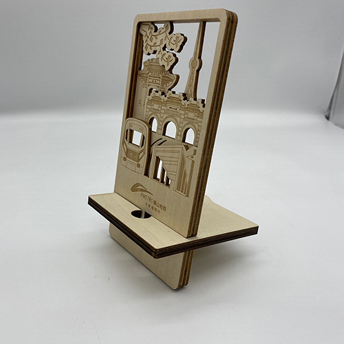 Wholesale Wooden Phone Stand Manufacturer - Custom Engraved Travel Souvenir for B2B Partners