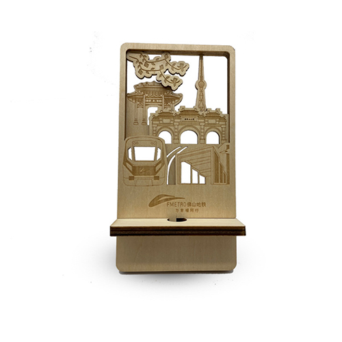 Wholesale Wooden Phone Stand Manufacturer - Custom Engraved Travel Souvenir for B2B Partners