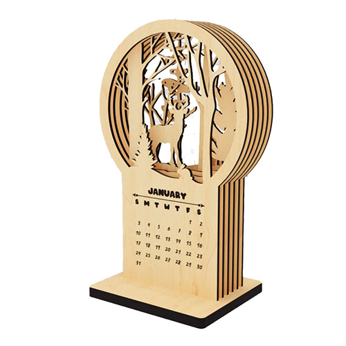 2025 Wholesale Wooden Calendar Manufacturer - Custom Engraved New Year & Christmas Gifts for B2B Supply