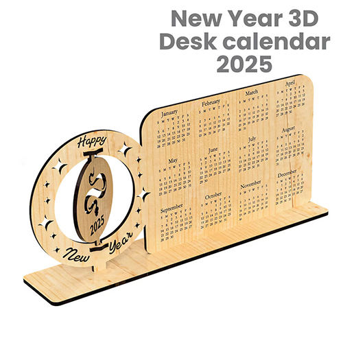 2025 Wholesale Wooden Calendar Manufacturer - Custom Engraved New Year & Christmas Gifts for B2B Supply