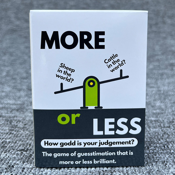 More or Less Guessing Game (Geography Edition) - B2B Wholesale Source Factory | Bulk Tabletop Game Supplier