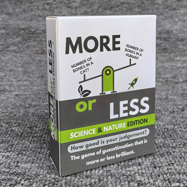 More or Less Guessing Game (Science & Nature Edition) – B2B Wholesale Source Factory Supply