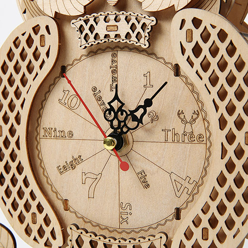 B2B Wholesale 3D Wooden Owl Clock Puzzle - Factory-Direct Educational Toy & Festive Gift