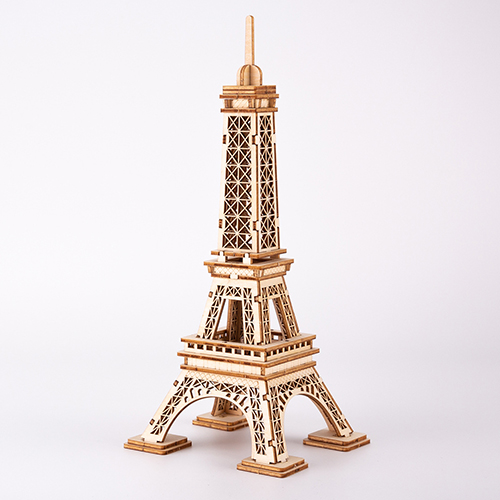 B2B Wholesale 3D Wooden Eiffel Tower Night Light - Factory-Direct STEM Model & Glow-in-the-Dark Gift