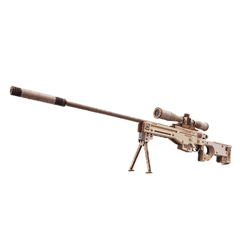 DIY Wooden AWM 3D Puzzle Gun | B2B Factory Supplier