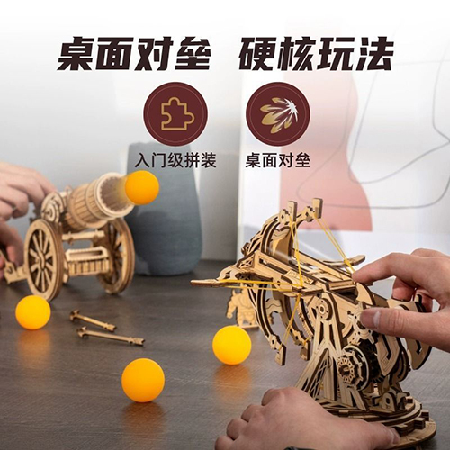 Wooden Cannon & Crossbow DIY Model - Boys Birthday Gift