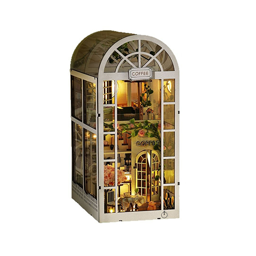DIY Sun Coffee Flower House Bookend Model - B2B Factory Supply